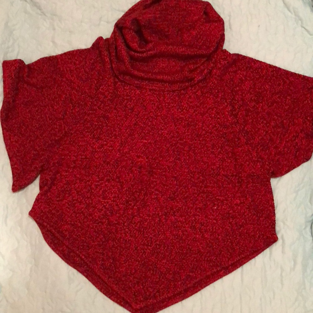 New direction poncho sweater